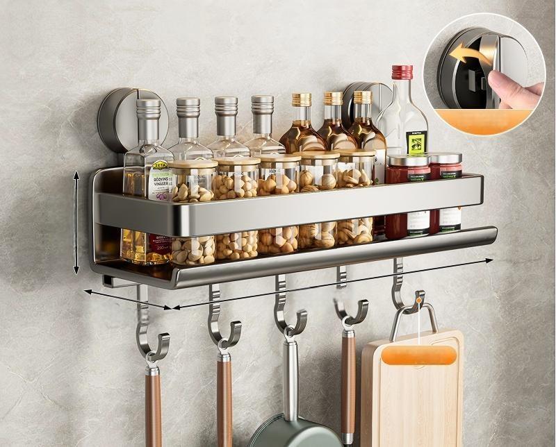 Sticky Wall Mount Kitchen Hook Rack