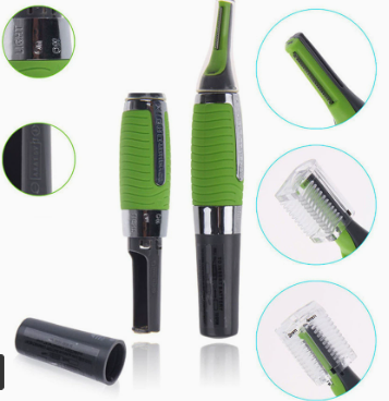 Compact Rechargeable Nose and Brow Trimmer Kit