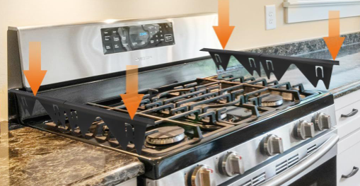 Befez | Durable Stainless Steel Kitchen Gap Covers