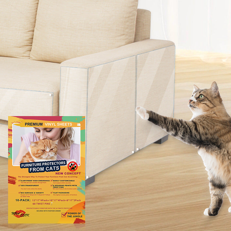 Clear Pet Scratch Guard for Sofas and Furniture