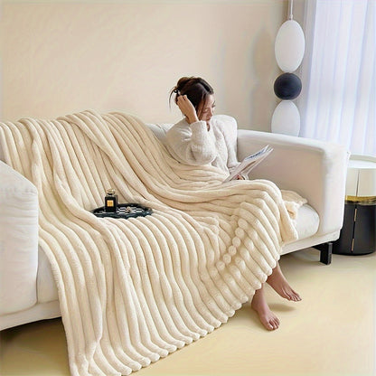 Soft Plush French Inspired Throw Blanket