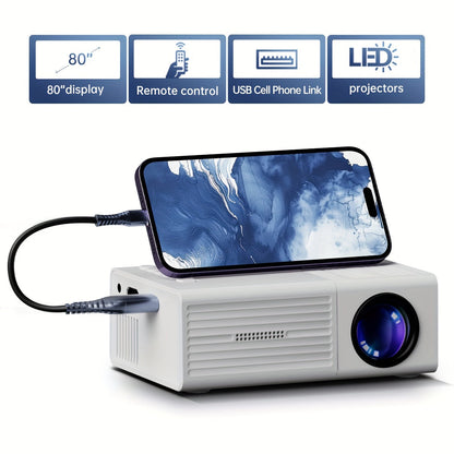 Compact Bright HD Portable Projector 3000 Lumens - Befez