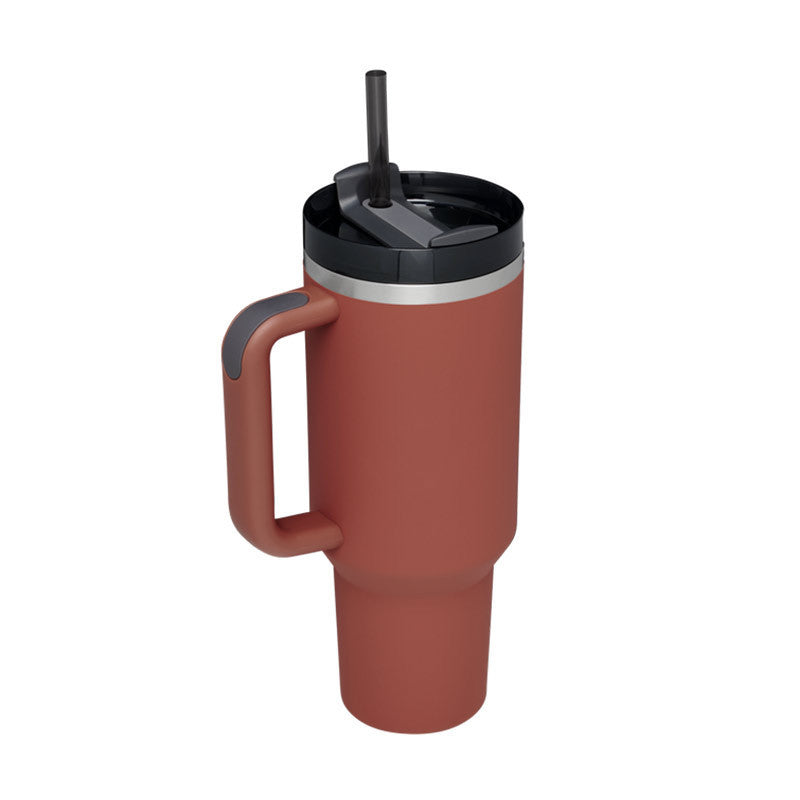 Large Insulated Tumbler Cup 40oz with Lid and Straw