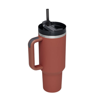 Large Insulated Tumbler Cup 40oz with Lid and Straw