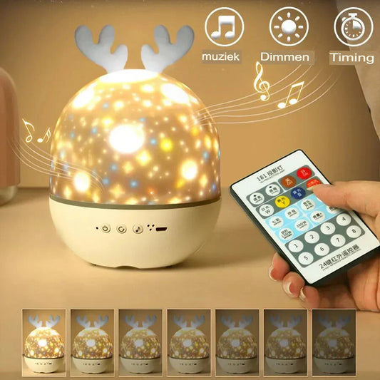 Colorful Galaxy Night Light Lamp for Kids - Befez