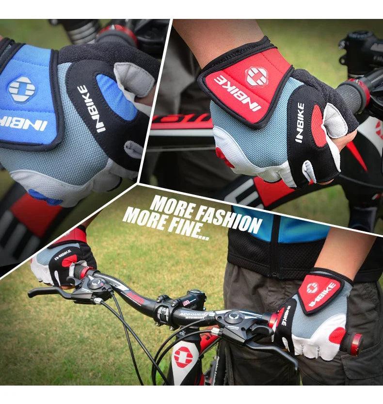 Comfortable 3D Padded Cycling Gloves for Men Women