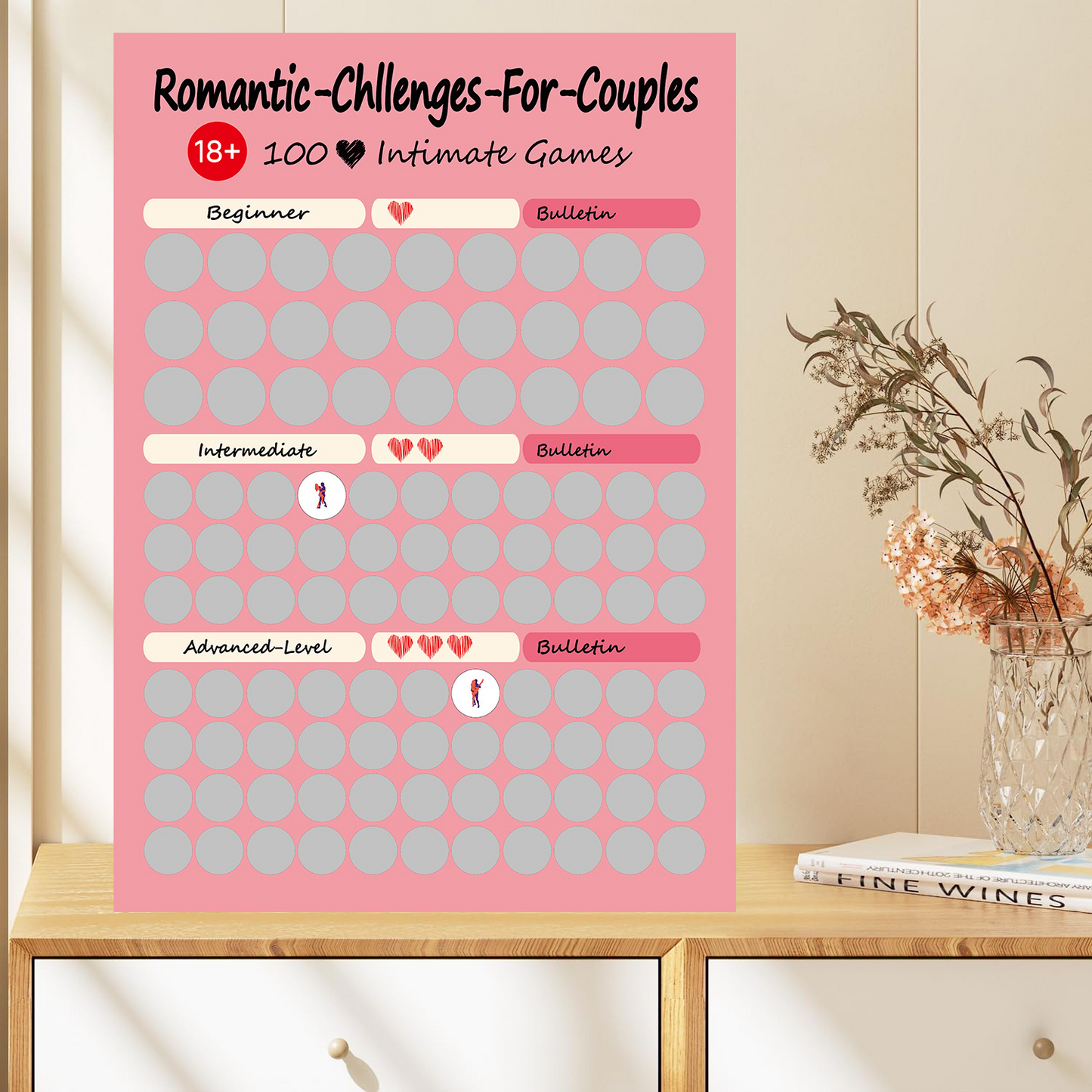 Fun Travel Scratch Off Map Poster
