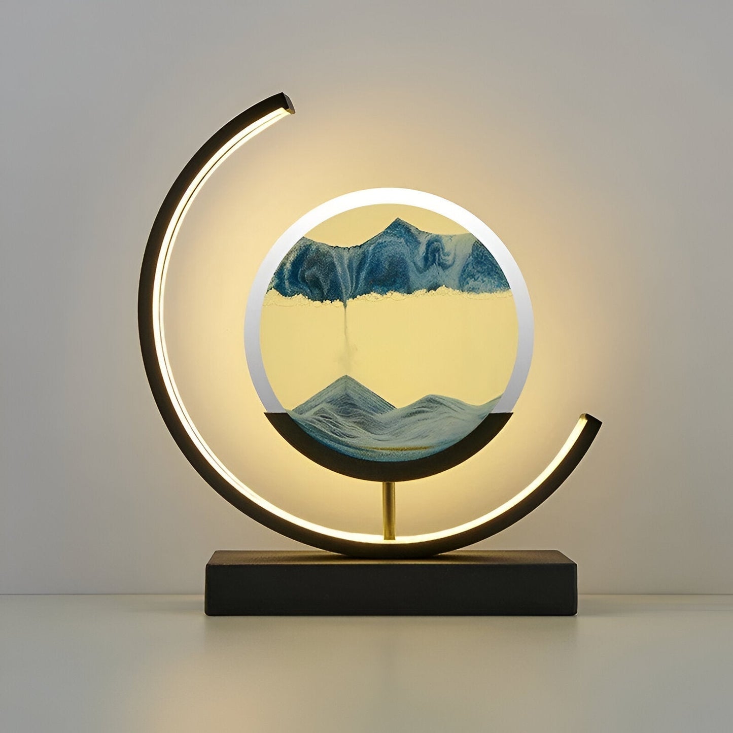 Warm Glow Table Lamp with Adjustable Dimmer