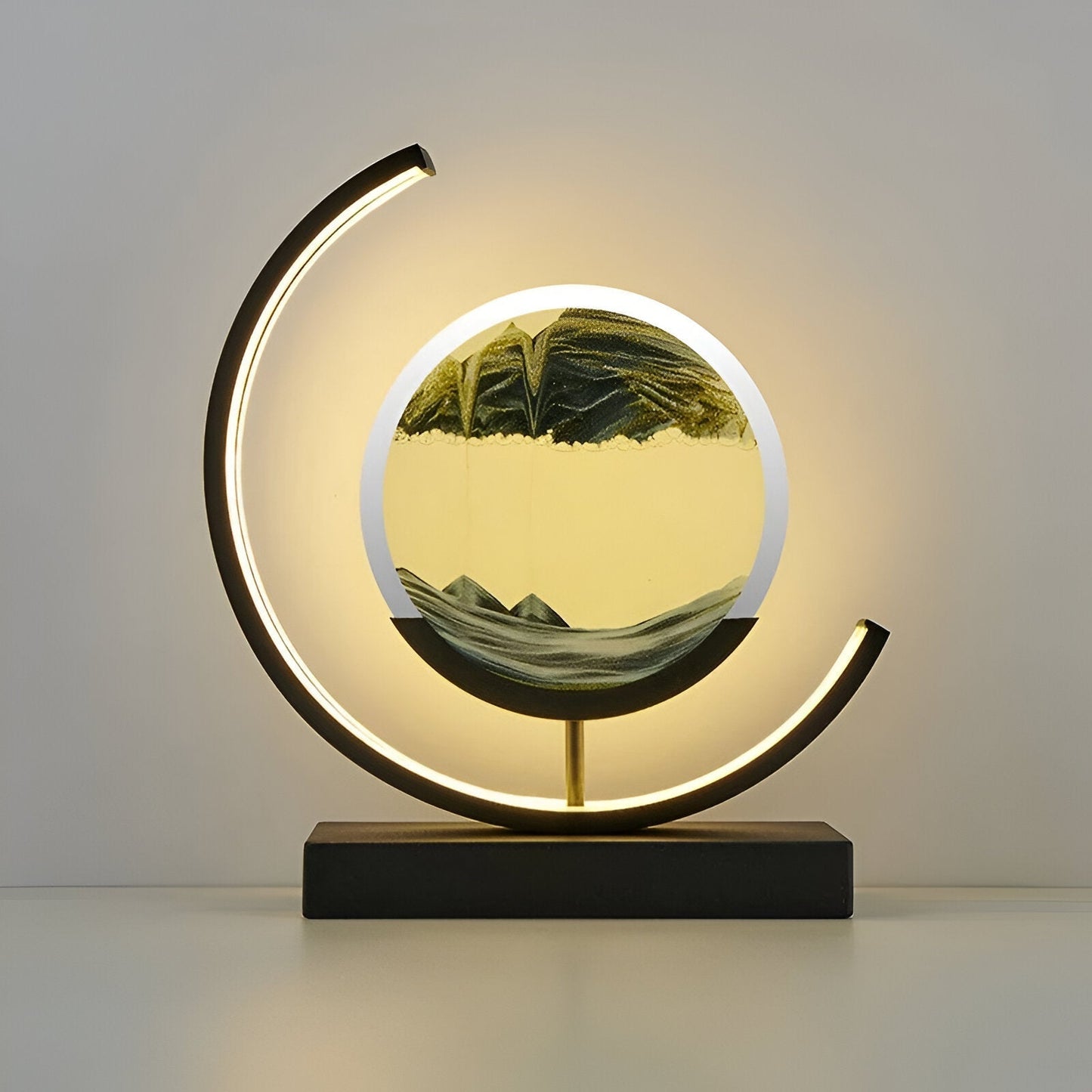 Warm Glow Table Lamp with Adjustable Dimmer