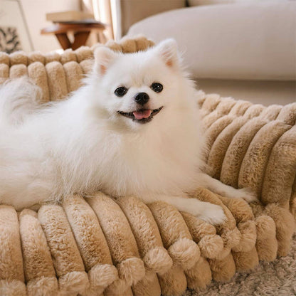 Cozy Pet Bed - Plush Washable Dog Sofa