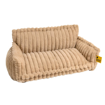Cozy Pet Bed - Plush Washable Dog Sofa