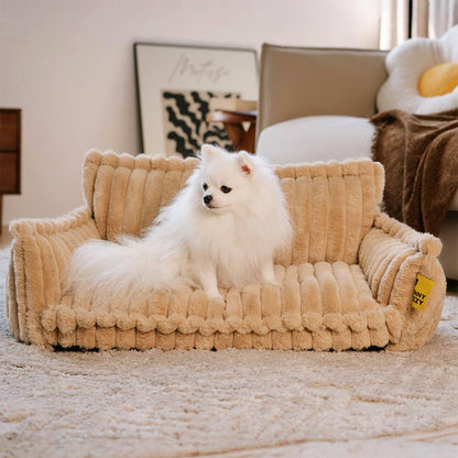 Cozy Pet Bed - Plush Washable Dog Sofa