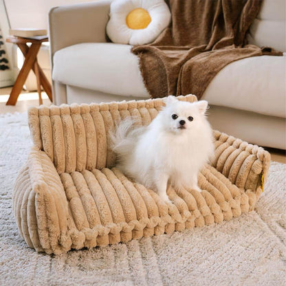 Cozy Pet Bed - Plush Washable Dog Sofa