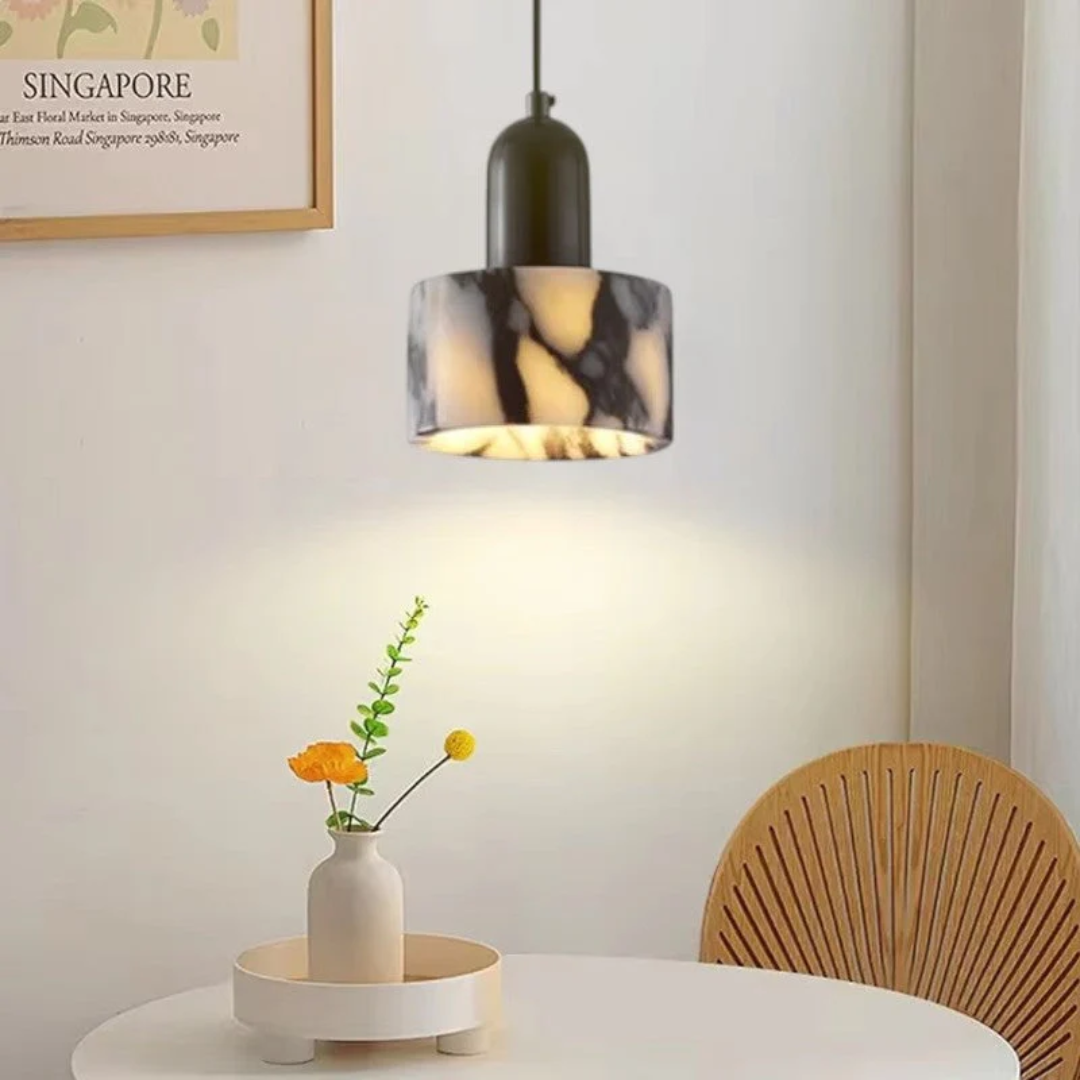 Elegant Marble Drop Pendant Light