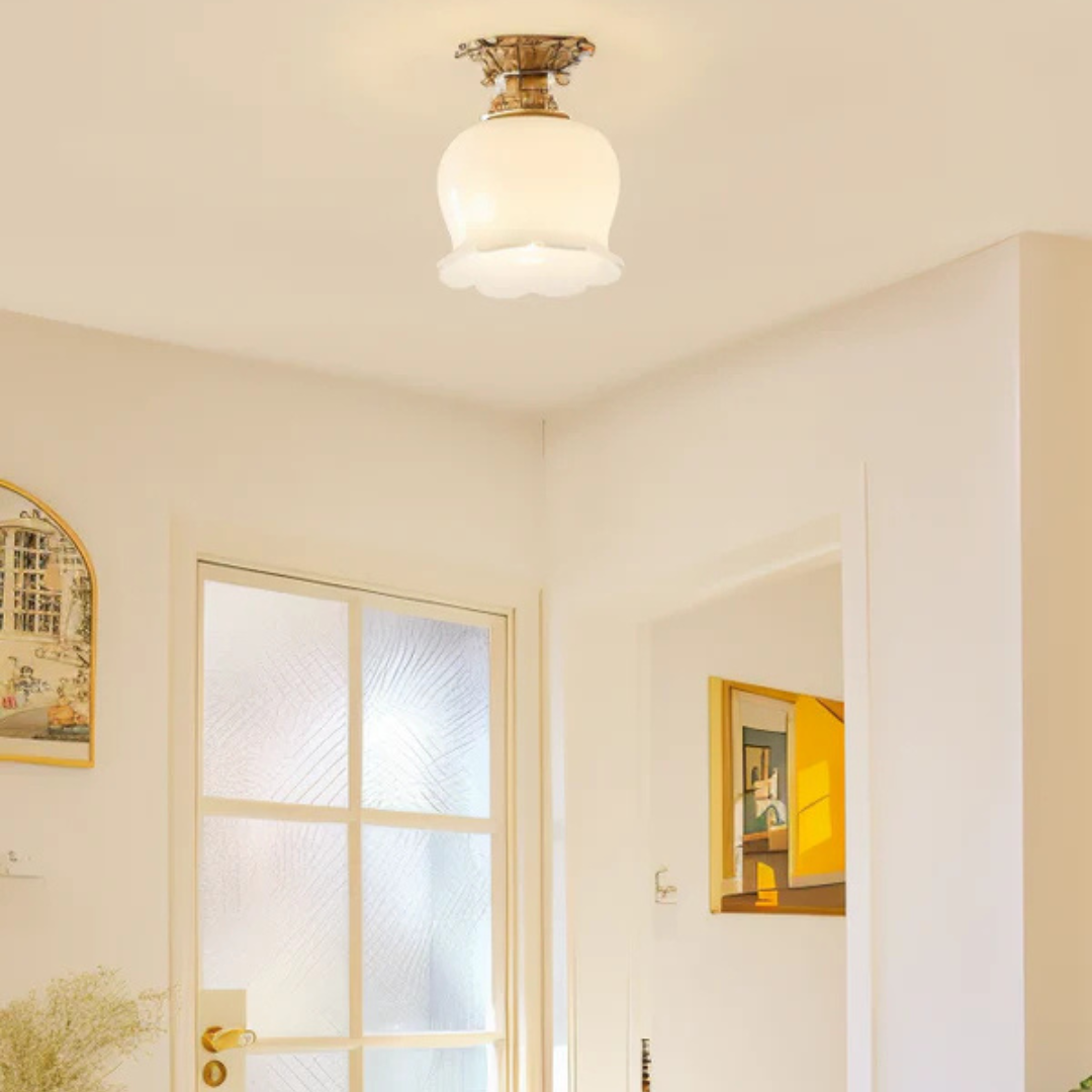Classic Floral Hanging Light