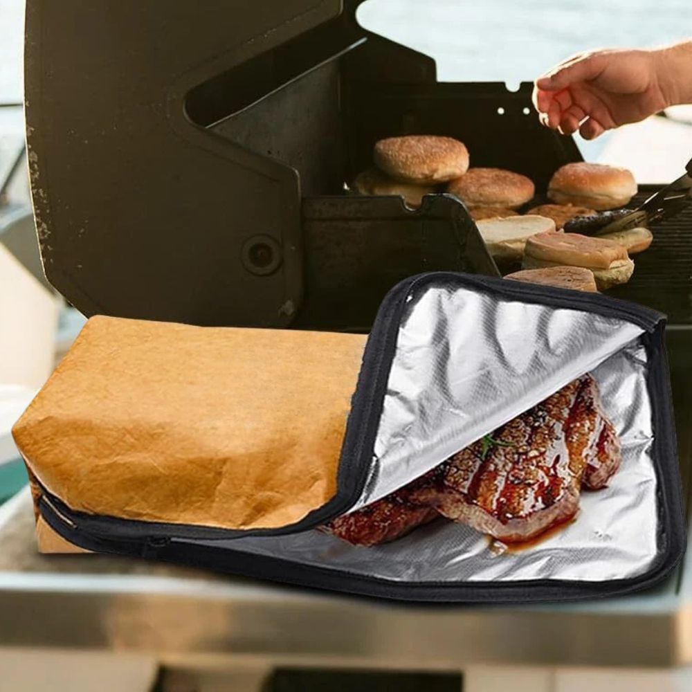 Thermal BBQ Food Resting Wrap Bag with Strap