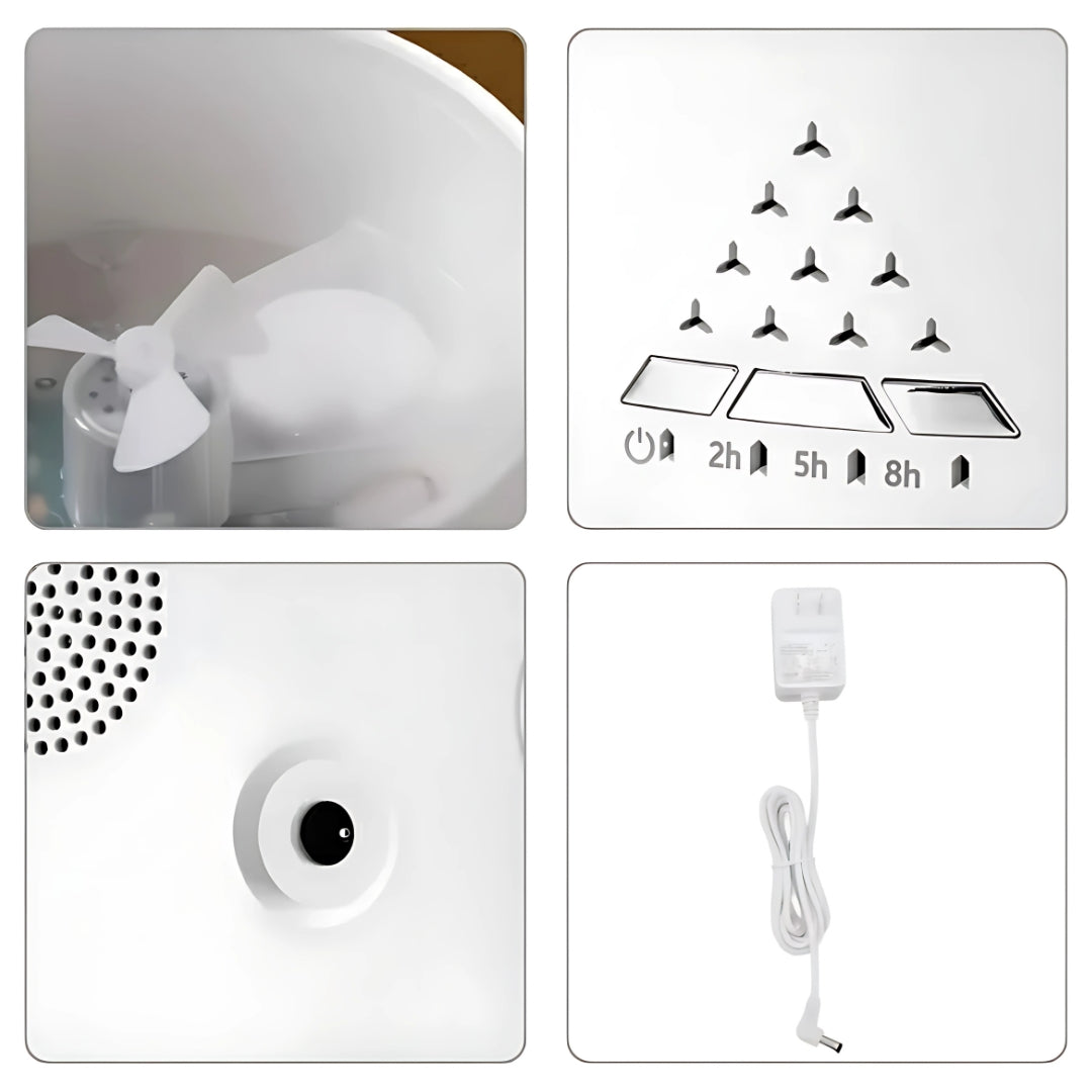 Quiet Cool Mist Humidifier for Bedtime Relief