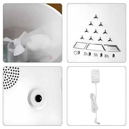 Quiet Cool Mist Humidifier for Bedtime Relief