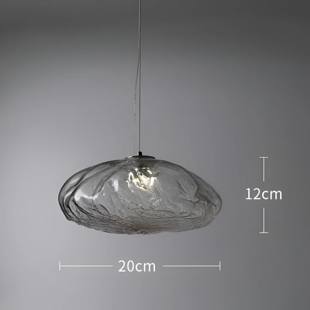 White Fluffy Hanging Cloud Lamp