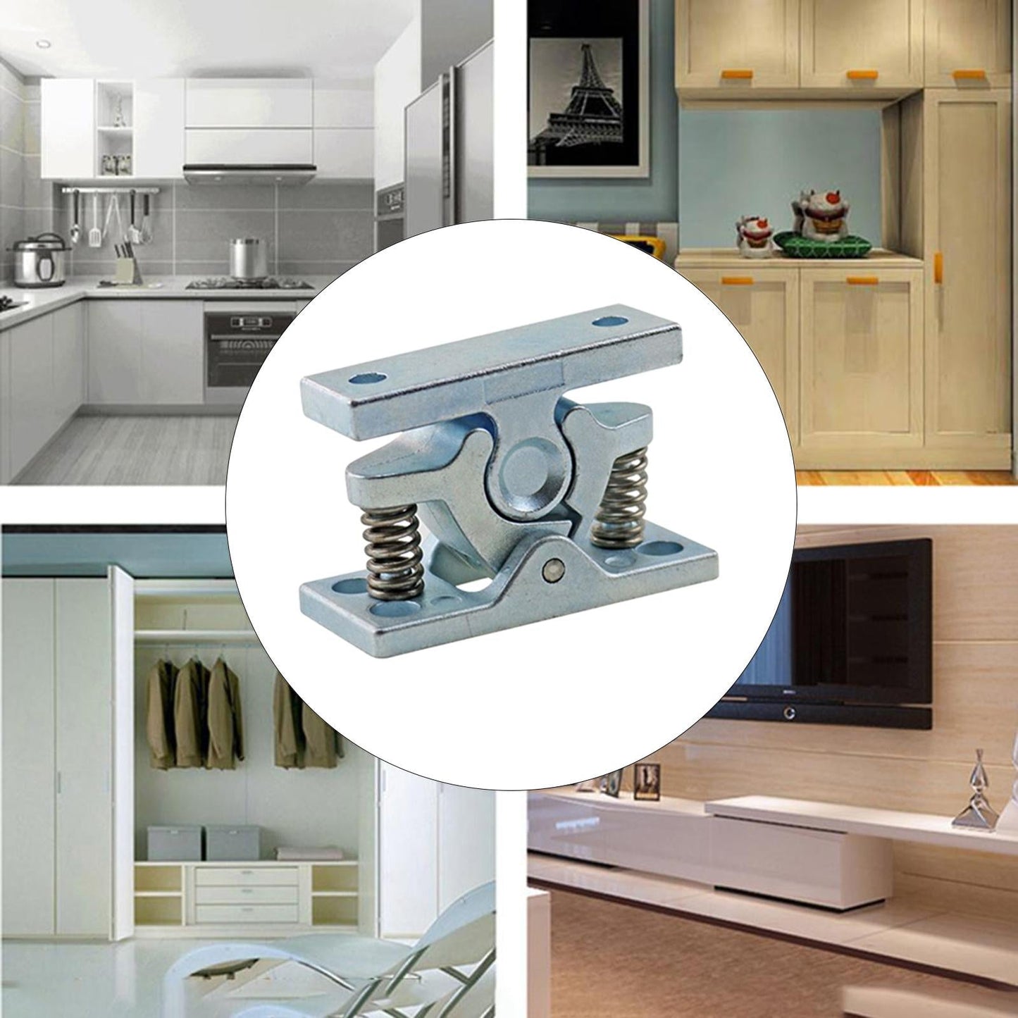 Strong Metal Locking Cabinet Latch