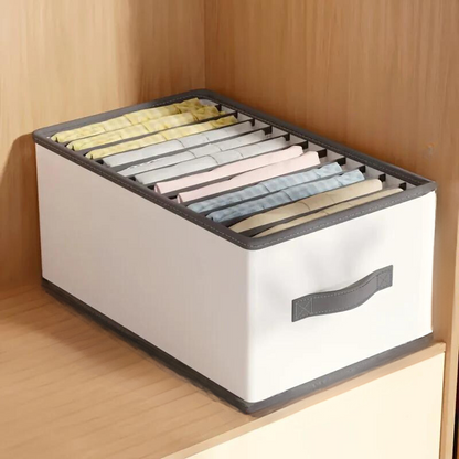 Compact Foldable Storage Drawer Organizer