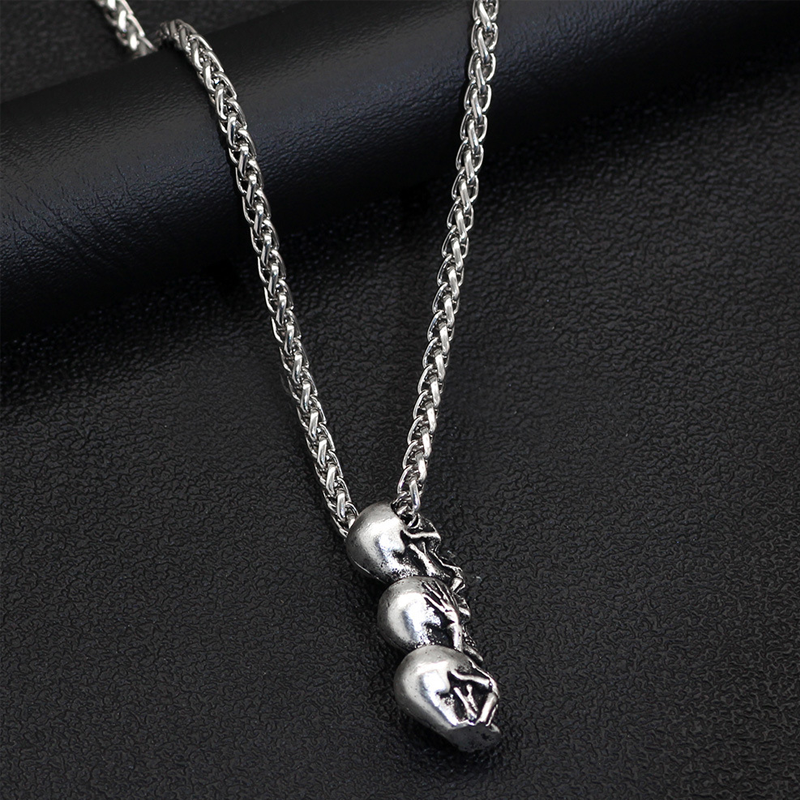 Trendy Skull Pendant Necklace