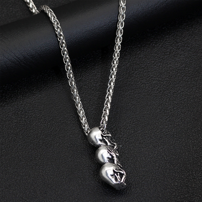 Trendy Skull Pendant Necklace