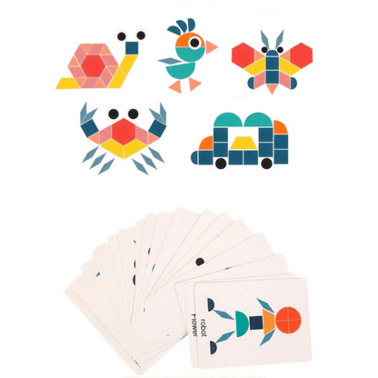 Colorful Geometric Jigsaw Puzzle