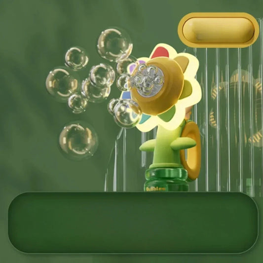 Colorful Kids Bubble Flower Gun - Befez