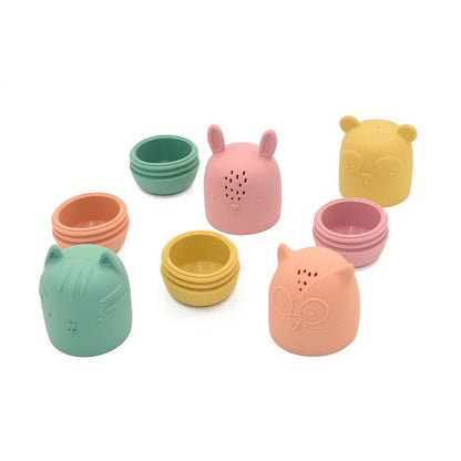 Soft Rubber Kids Bath Play Set