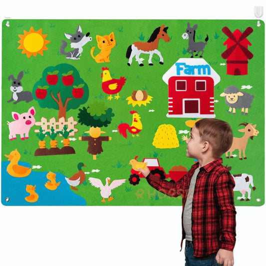Colorful Animal Learning Board for Kids - Befez