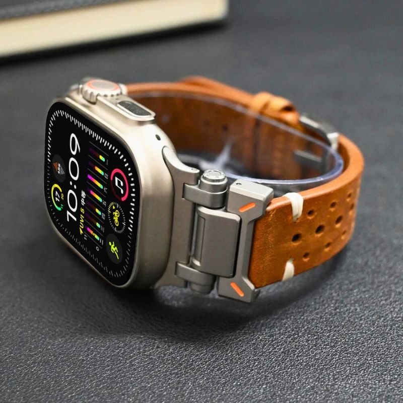 Premium Leather Apple Watch Strap - Strong and Classic Band