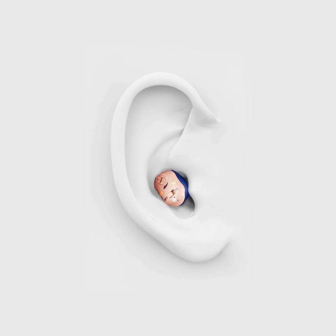 Compact Rechargeable Hearing Aids Pair