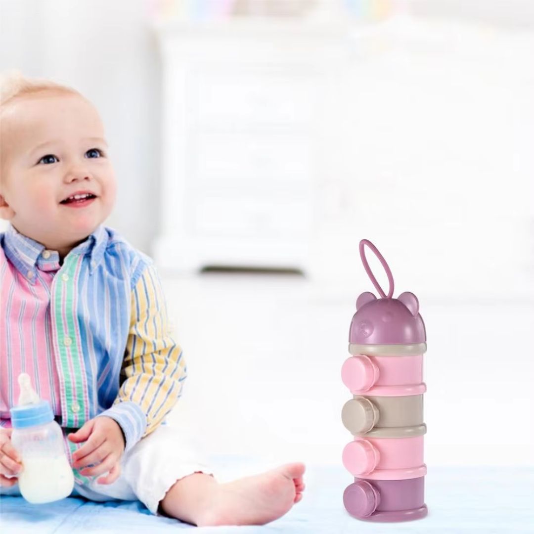 Baby Food Container - Convenient Stackable Powder Storage