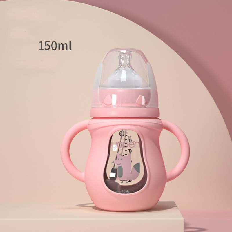 Befez | Baby Training Bottle with Handles - Soft Silicone Teat & Fun Designs