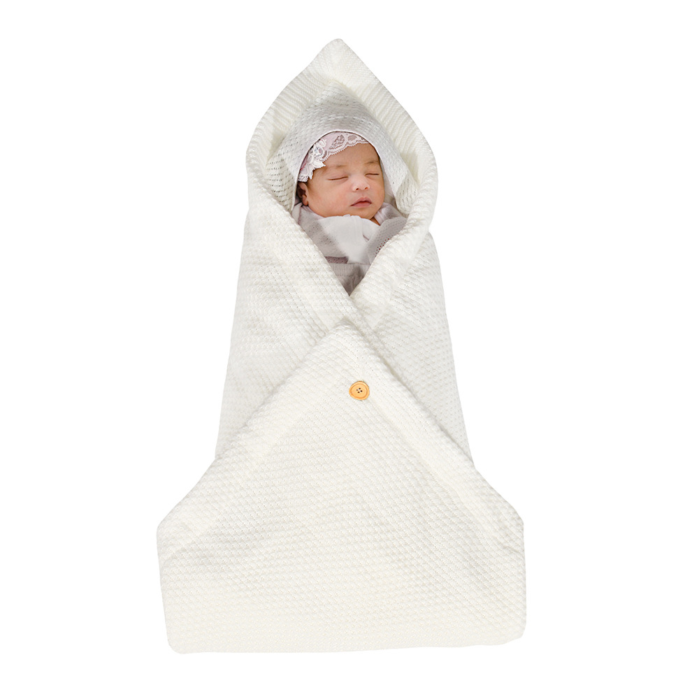 Soft Baby Hooded Blanket for Newborns
