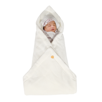 Soft Baby Hooded Blanket for Newborns