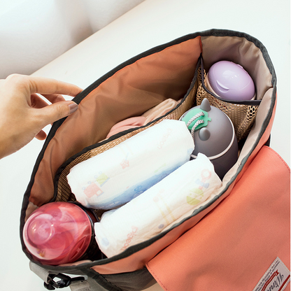 Spacious Baby Bag with Pockets for Diapers & Essentials