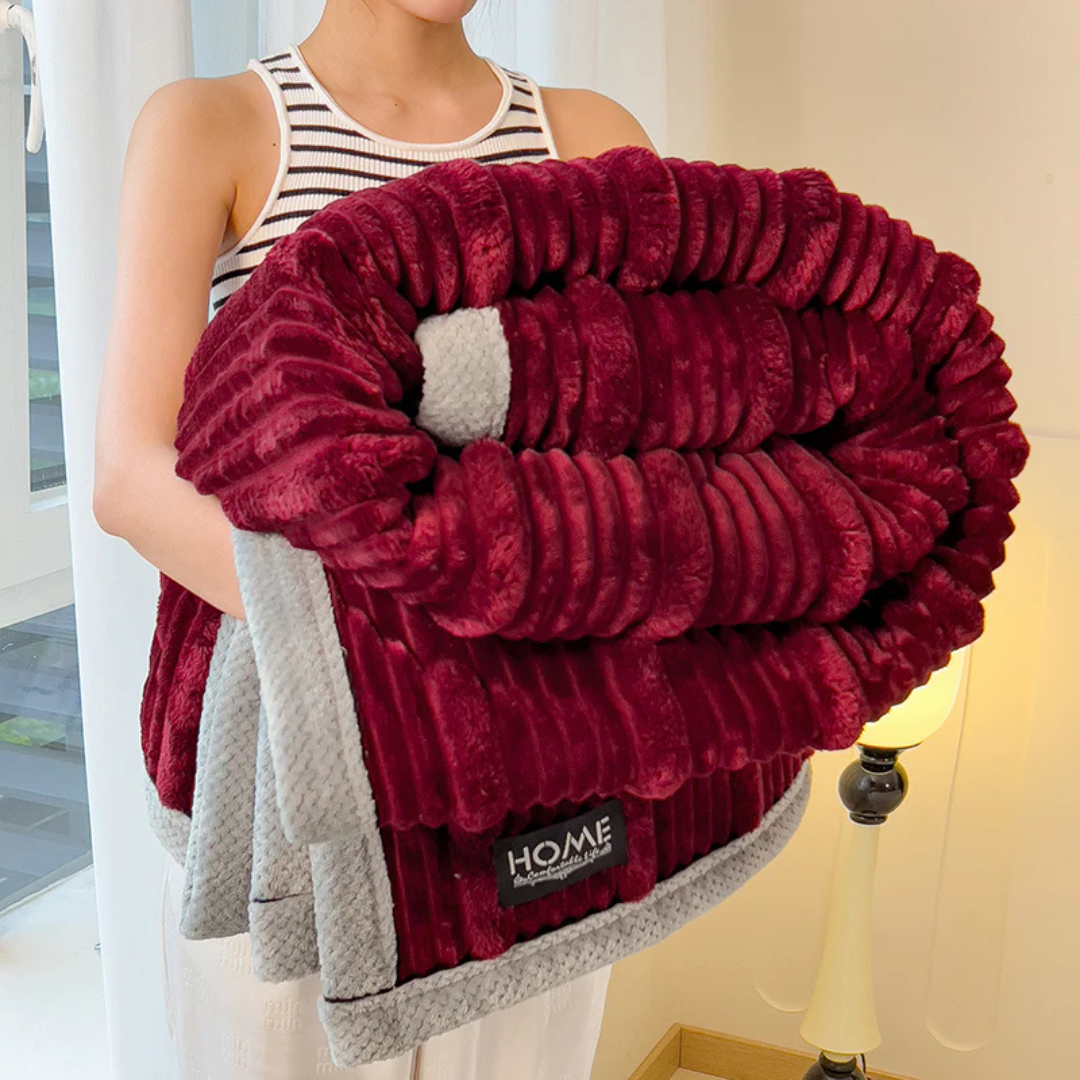 Soft Cozy Throw Blanket for Bed and Couch