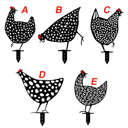 Artificial Chicken Figurine for Outdoor Decor - Befez