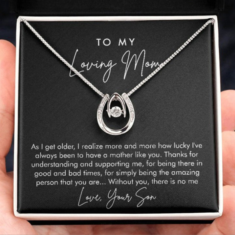 Unique U-Shaped Horse Necklace