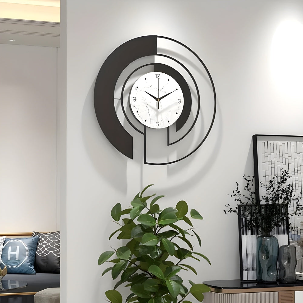 Silent Modern Wall Clock for Calm Rooms