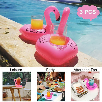 Fun Pink Flamingo Pool Float Ring