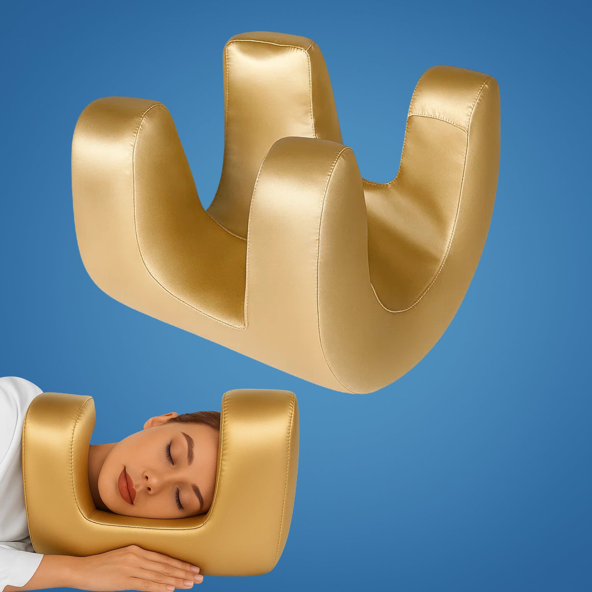Cooling Memory Foam Contour Pillow for Side Sleepers - Befez