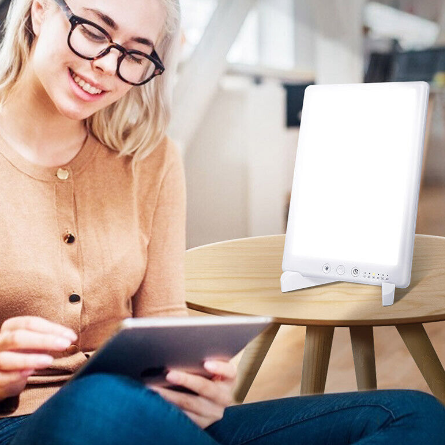 Portable Mini Winter Depression SAD Light Therapy Lamp - Befez