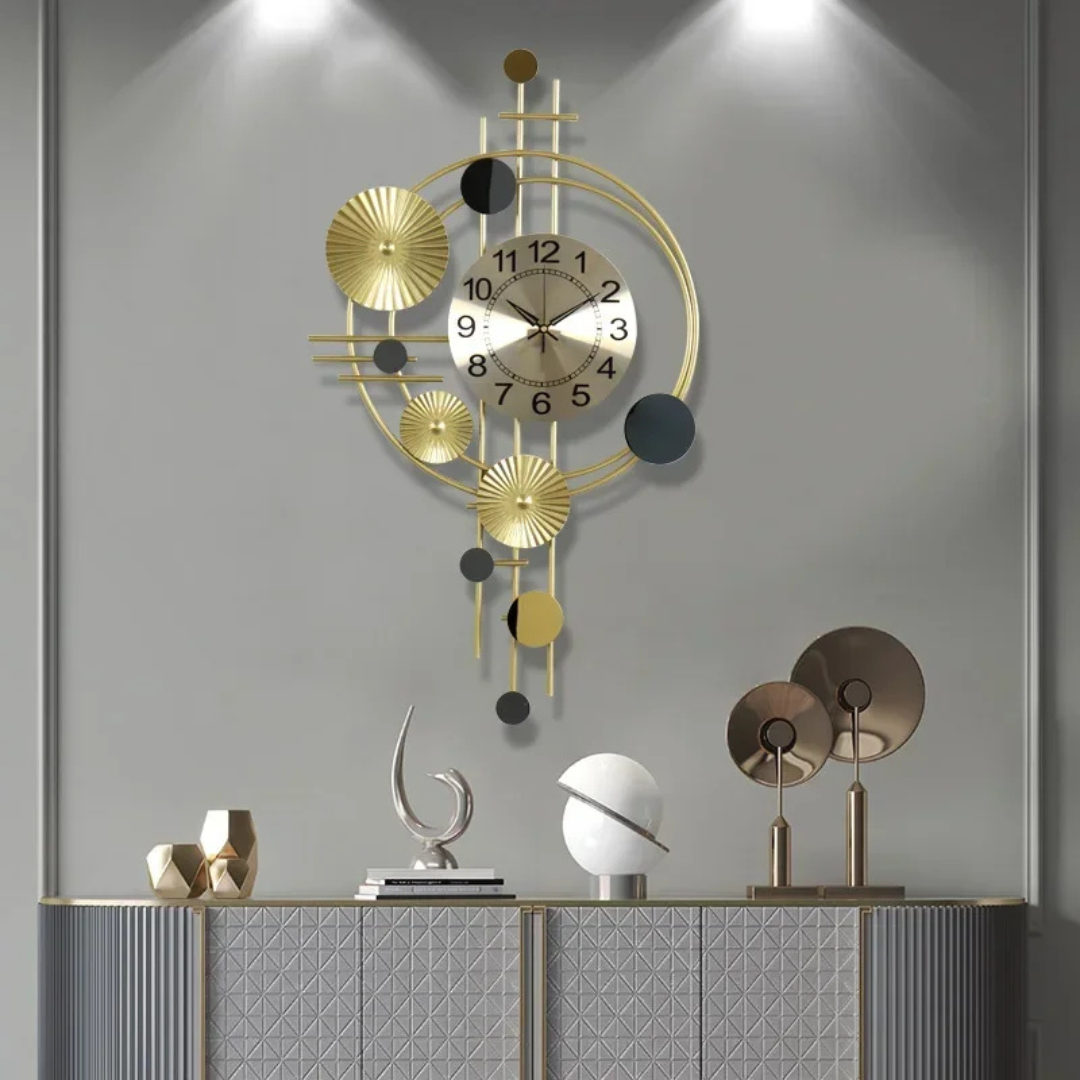 Big Decorative Round Wall Clock