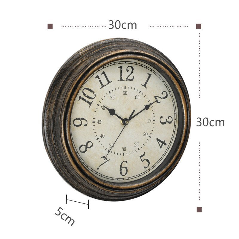 Classic Wooden Style Wall Clock