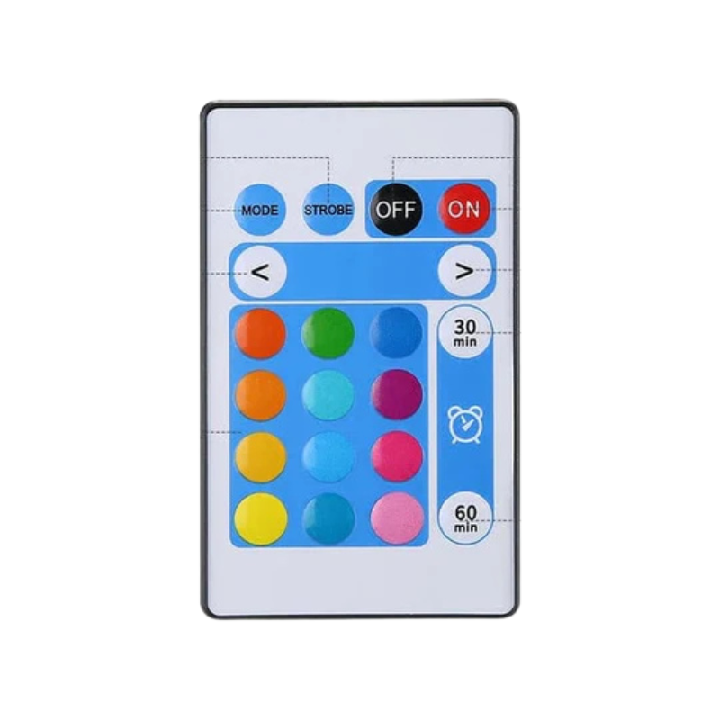 Color Changing Table Lamp with Remote