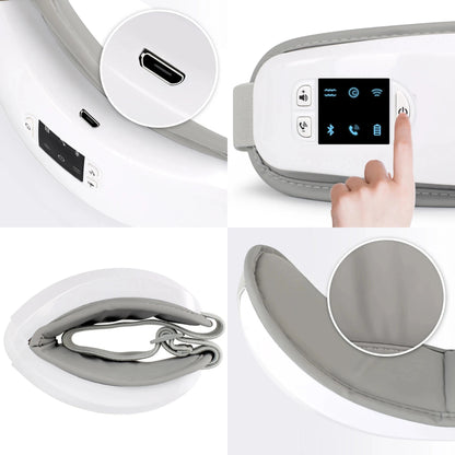 Relaxing Eye Massager with Heat and Vibration Therapy