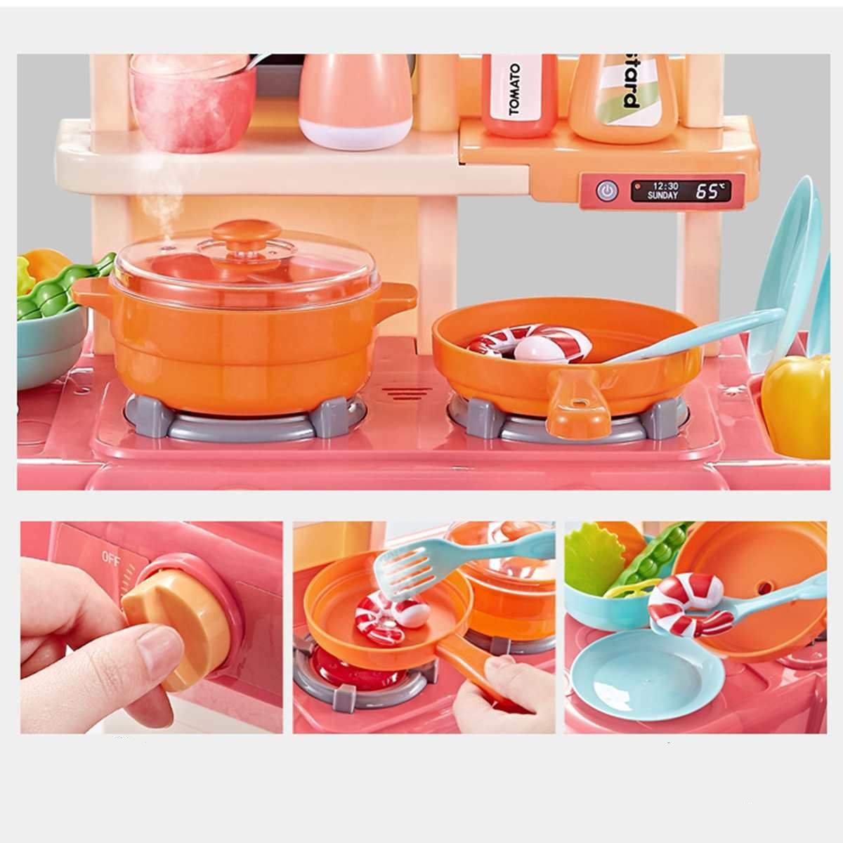 Befez | Kids Mini Play Kitchen | Complete Cooking Toy Set